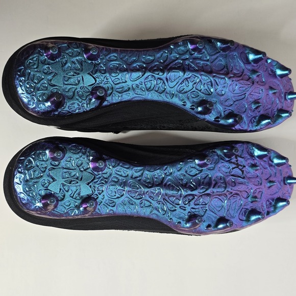 Under‎ Armour Football Cleats Blur Smoke Suede 2.0 MC Mens Sz 14 3027978-001 New main image 9